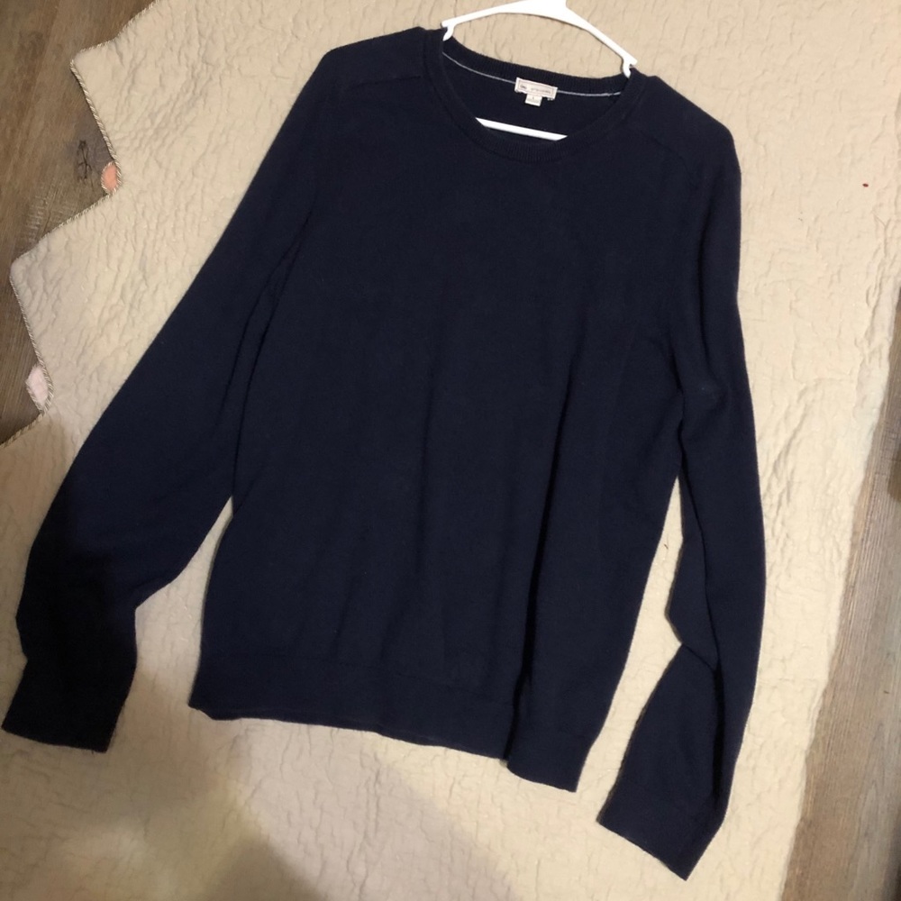 Gap Cotton Cashmere Blue Sweater